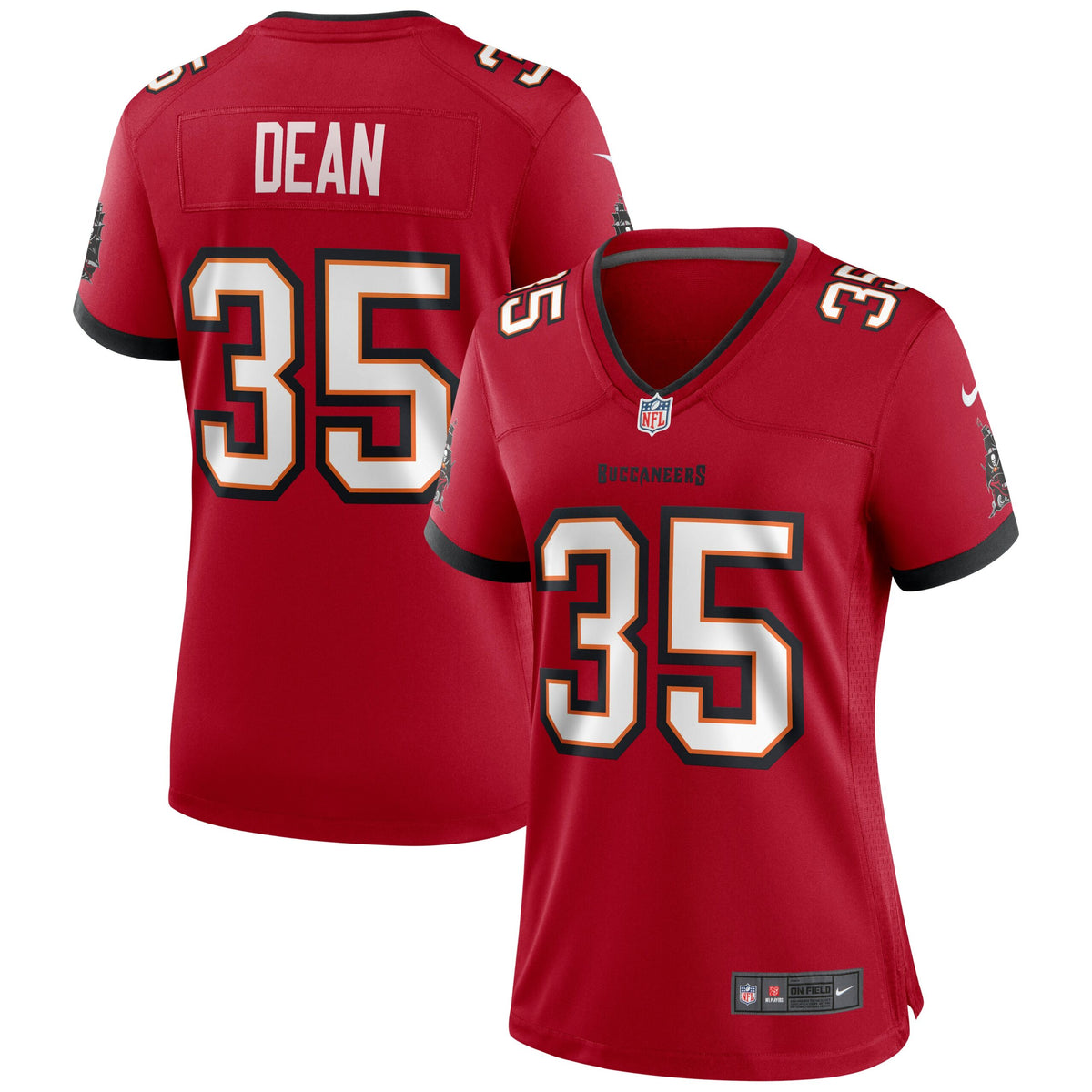 Jamel Dean Tampa Bay Buccaneers Nike Women s Game Jersey   Red