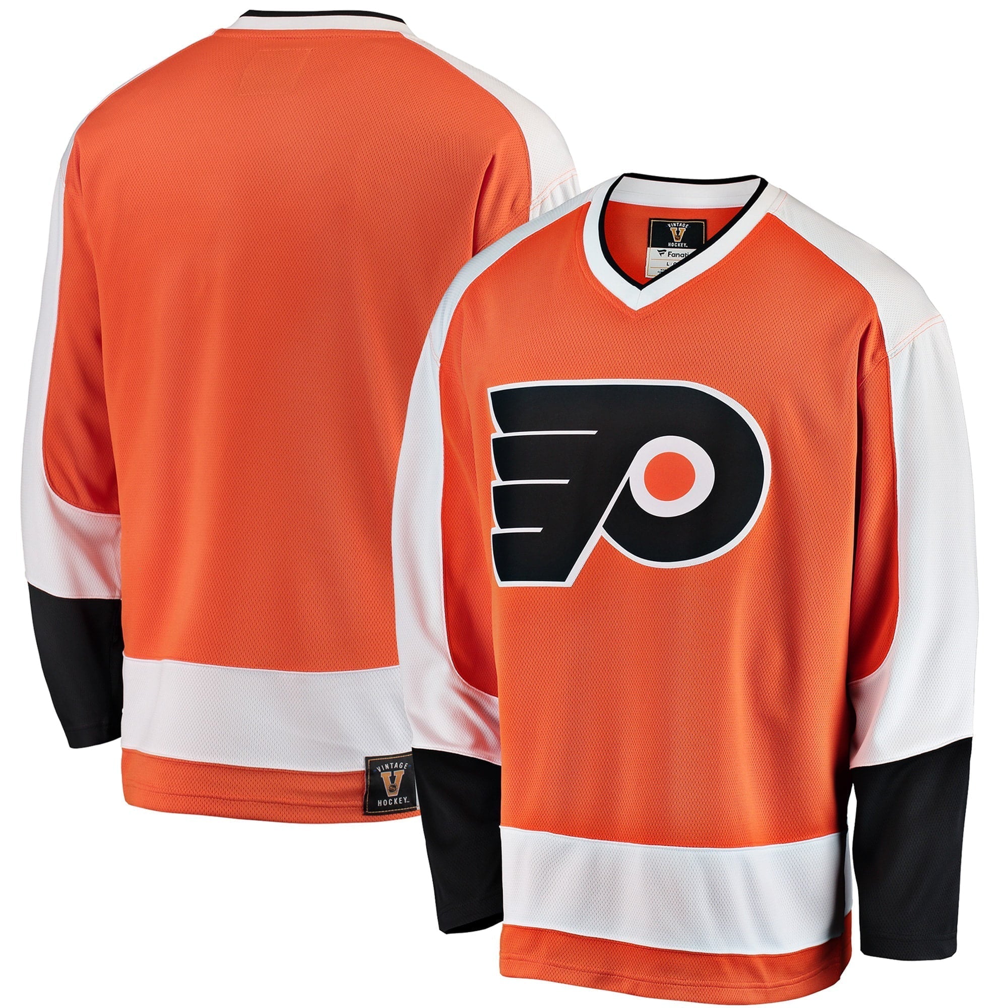 Men's Fanatics Branded Orange Philadelphia Flyers Premier Breakaway Heritage Blank Jersey