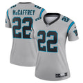 Women s Carolina Panthers Christian McCaffrey Inverted Legend Jersey Silver