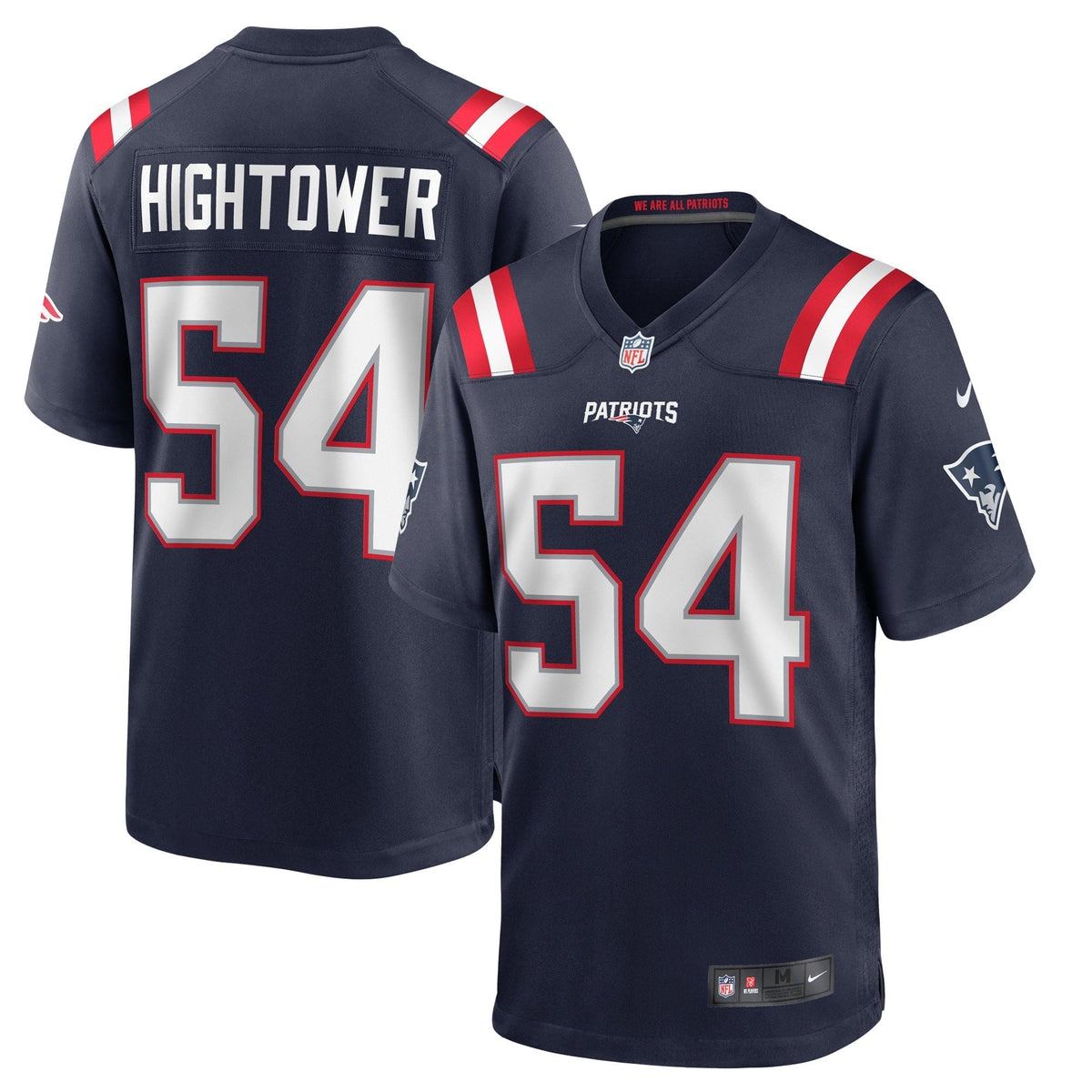 Men s Nike Dont a Hightower Navy New England Patriots Game Player Jersey