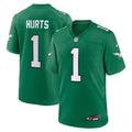 Jalen Hurts Philadelphia Eagles Nike Youth Game Jersey   Kelly Green