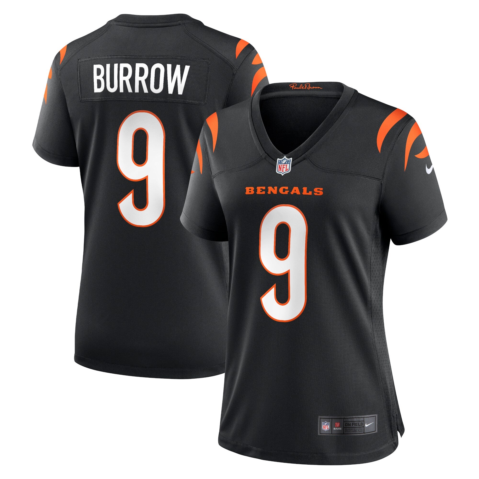 Joe Burrow Cincinnati Bengals Women s Nike Player Game Jersey   Black