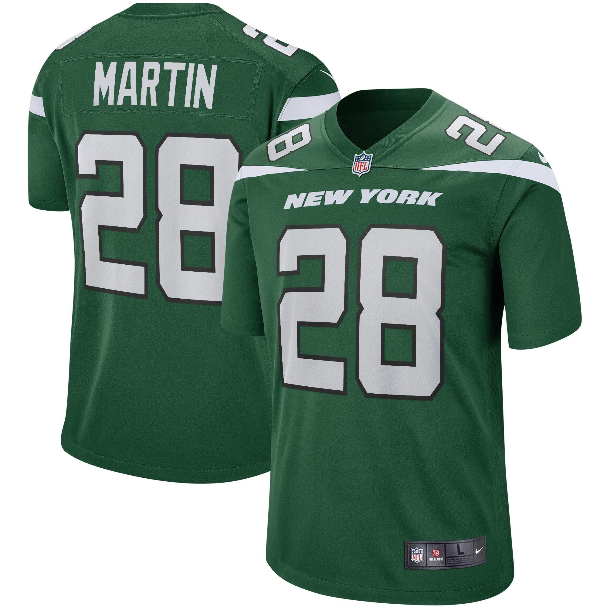 Curtis Martin New York Jets Nike Game Retired Player Jersey   Gotham Green