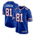 Men s Nike KeeSean Johnson Royal Buffalo Bills Game Player Jersey