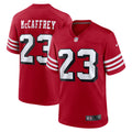 Christian McCaffrey San Francisco 49ers Nike Alternate Game Player Jersey   Scarlet