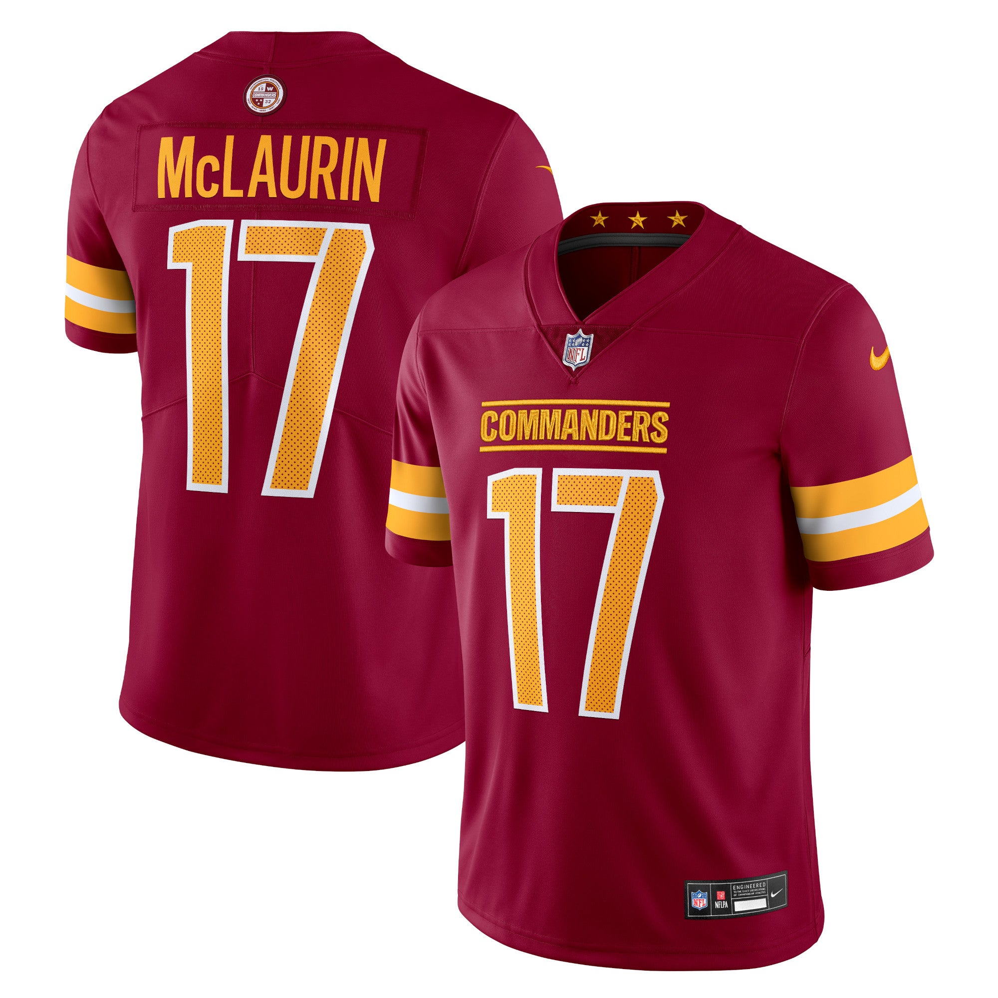Terry McLaurin Washington Commanders Nike  Vapor Untouchable Limited Jersey   Burgundy