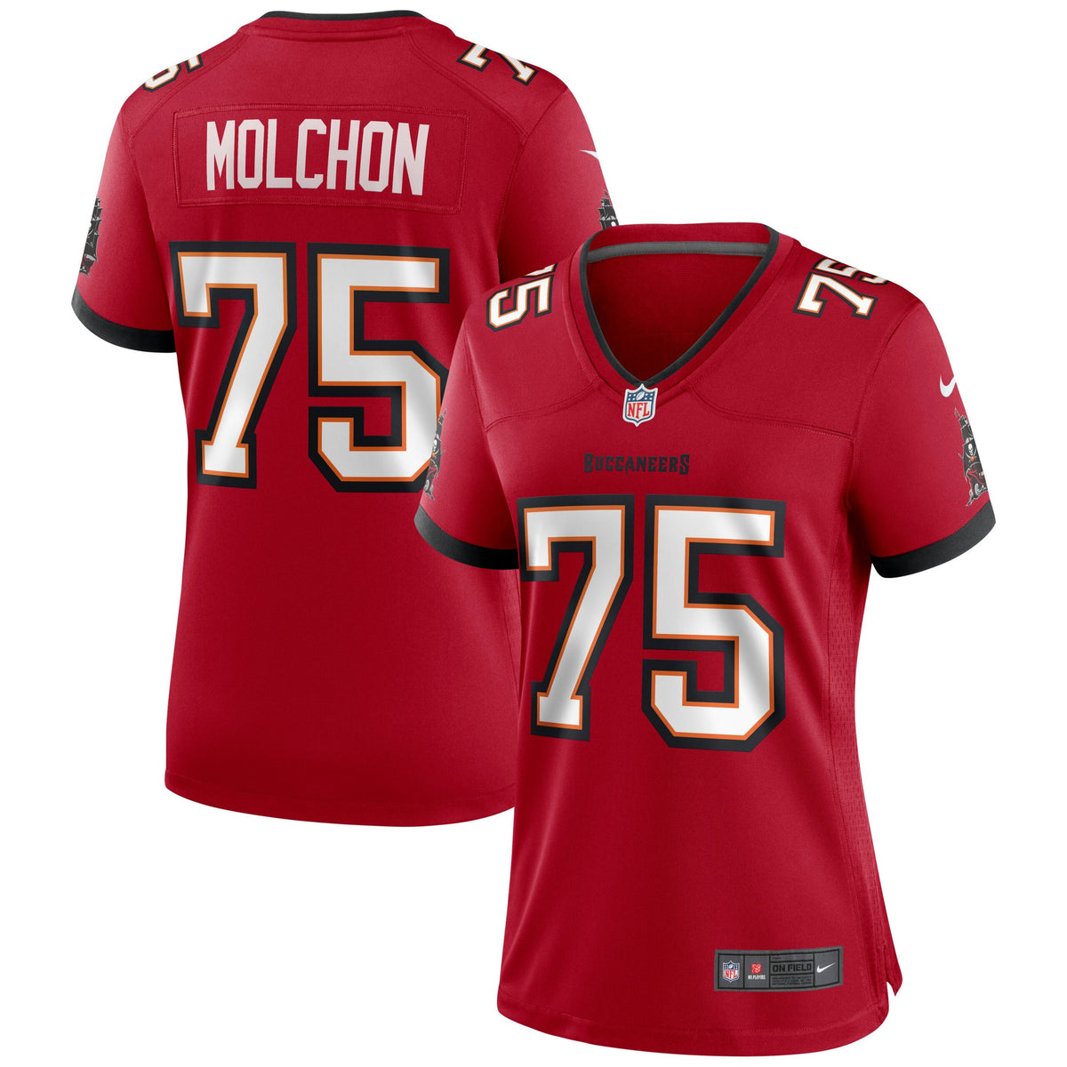 John Molchon Tampa Bay Buccaneers Nike Women s Game Jersey   Red