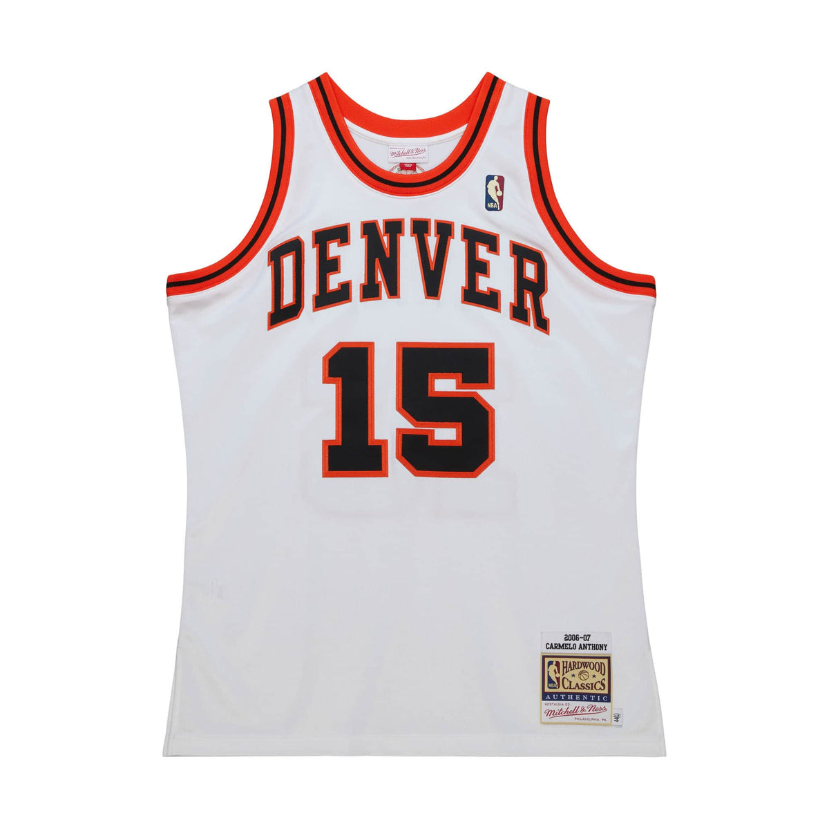 Authentic Carmelo Anthony Denver Nuggets HWC 2006-07 Jersey
