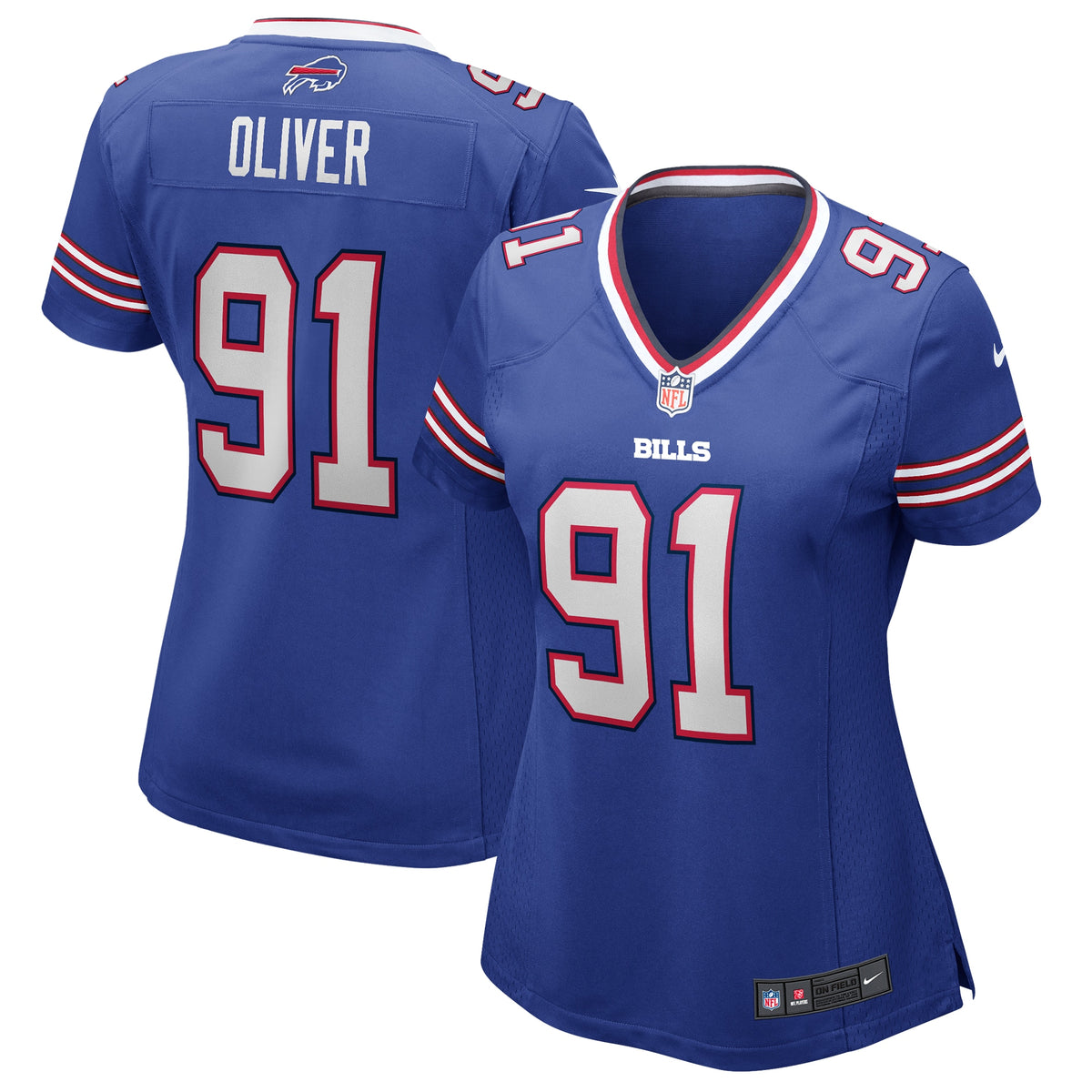 Ed Oliver Buffalo Bills Nike Women s Game Jersey   Royal