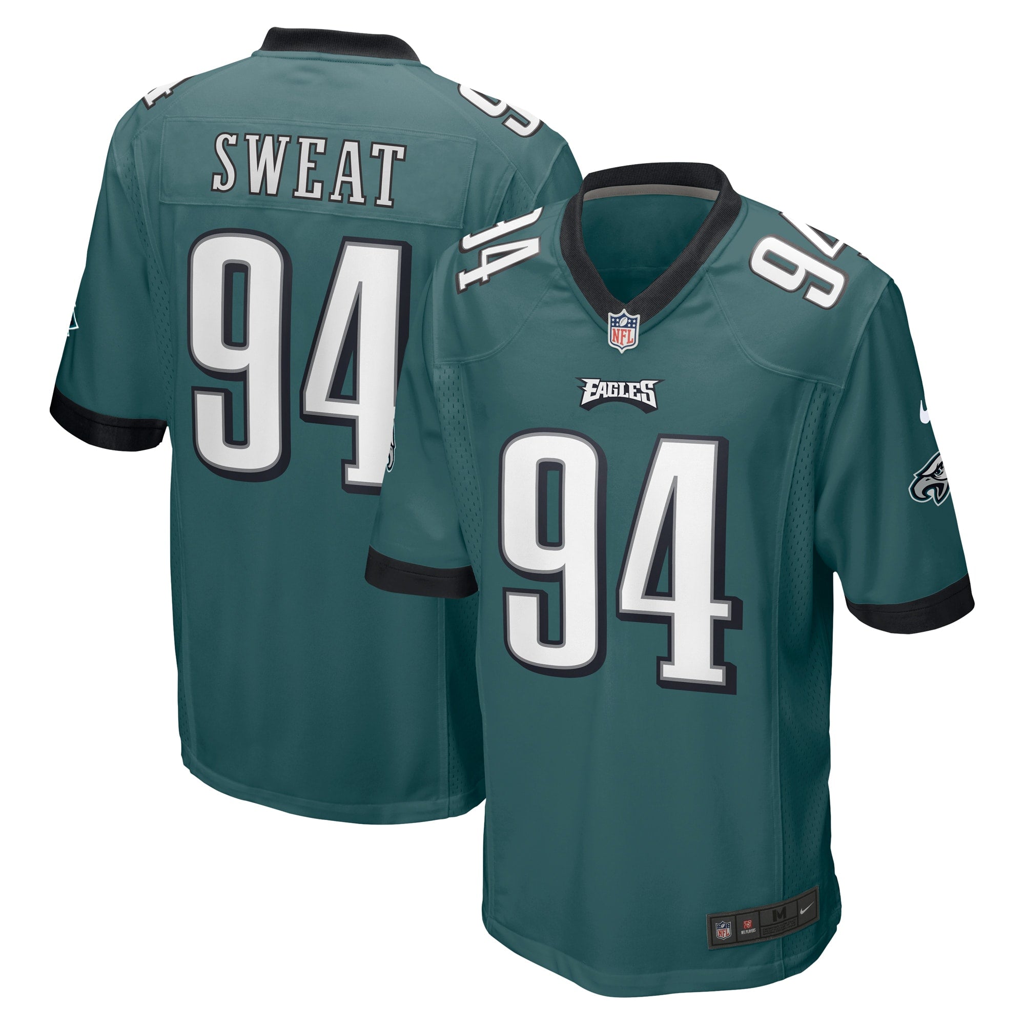 Josh Sweat Philadelphia Eagles Nike Game Jersey   Midnight Green