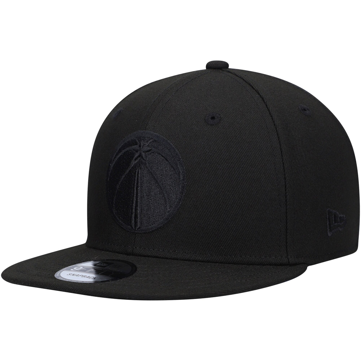 Washington Wizards New Era Black On Black 9FIFTY Snapback Hat