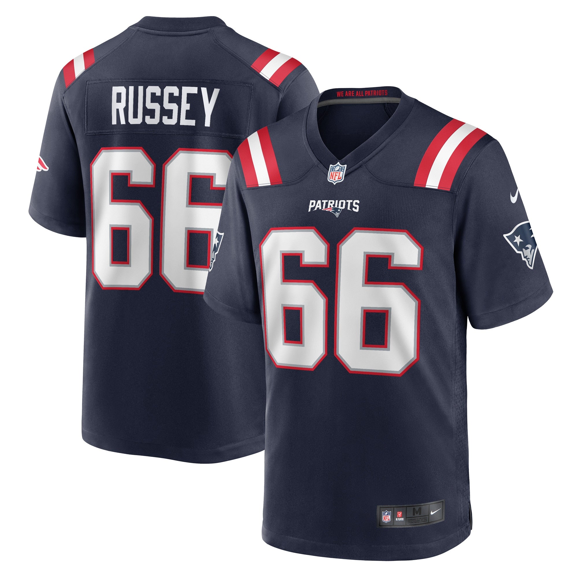 Kody Russey New England Patriots Nike Game Player Jersey   Navy