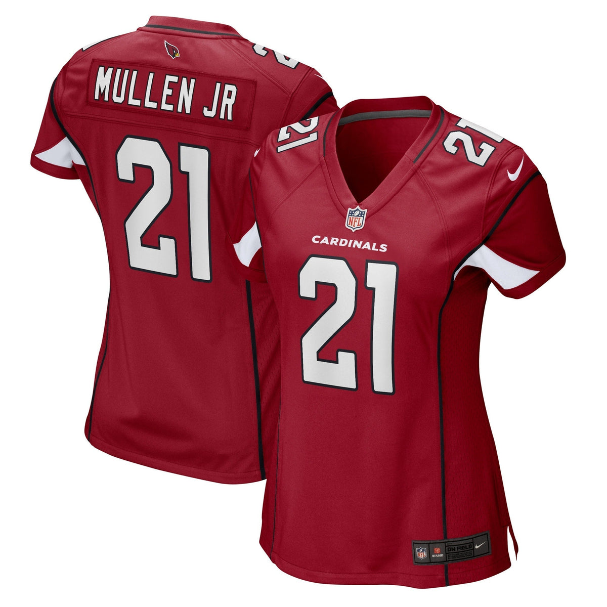 Women s Nike Trayvon Mullen Jr. Cardinal Arizona Cardinals Game Player Jersey