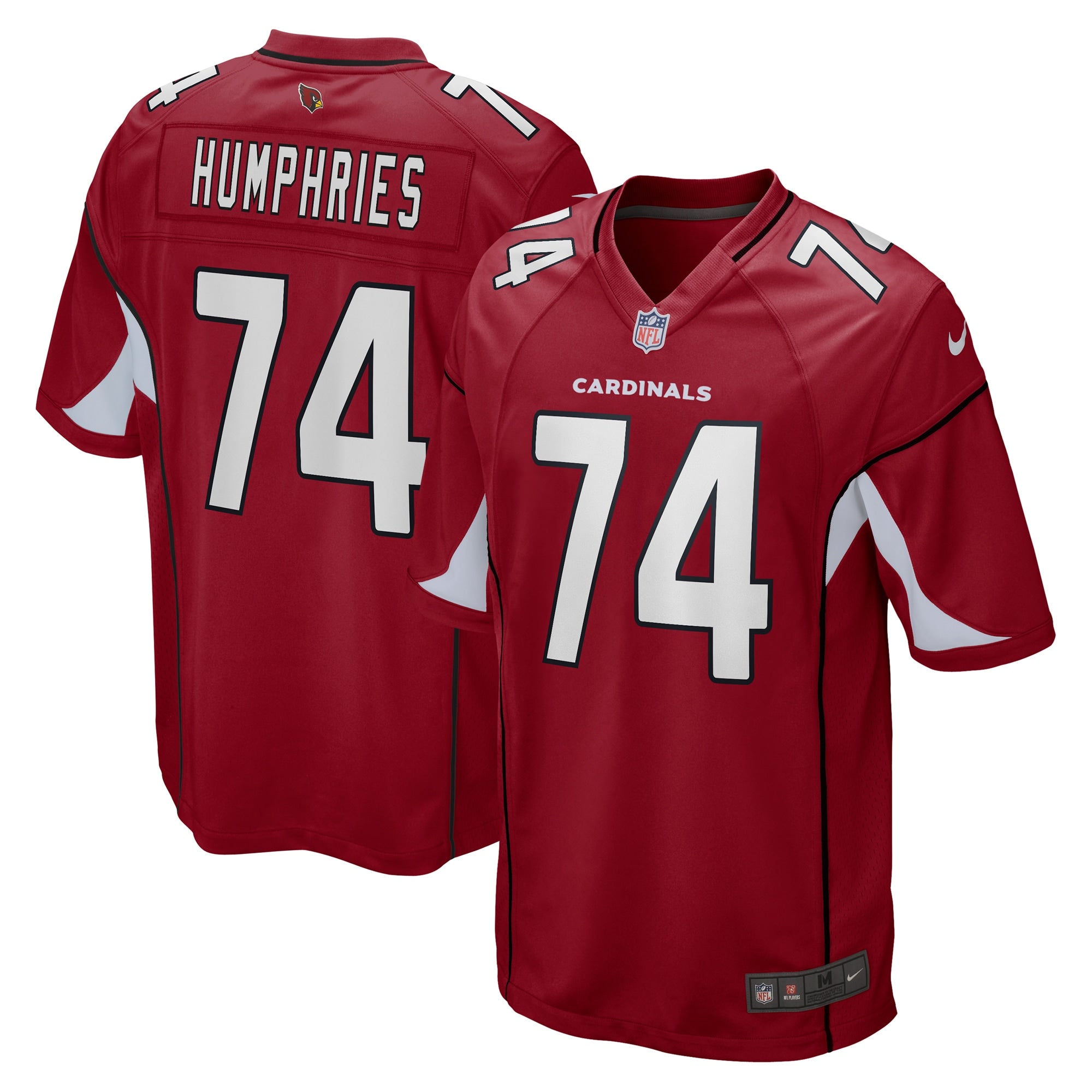 D.J. Humphries Arizona Cardinals Nike Game Jersey   Cardinal