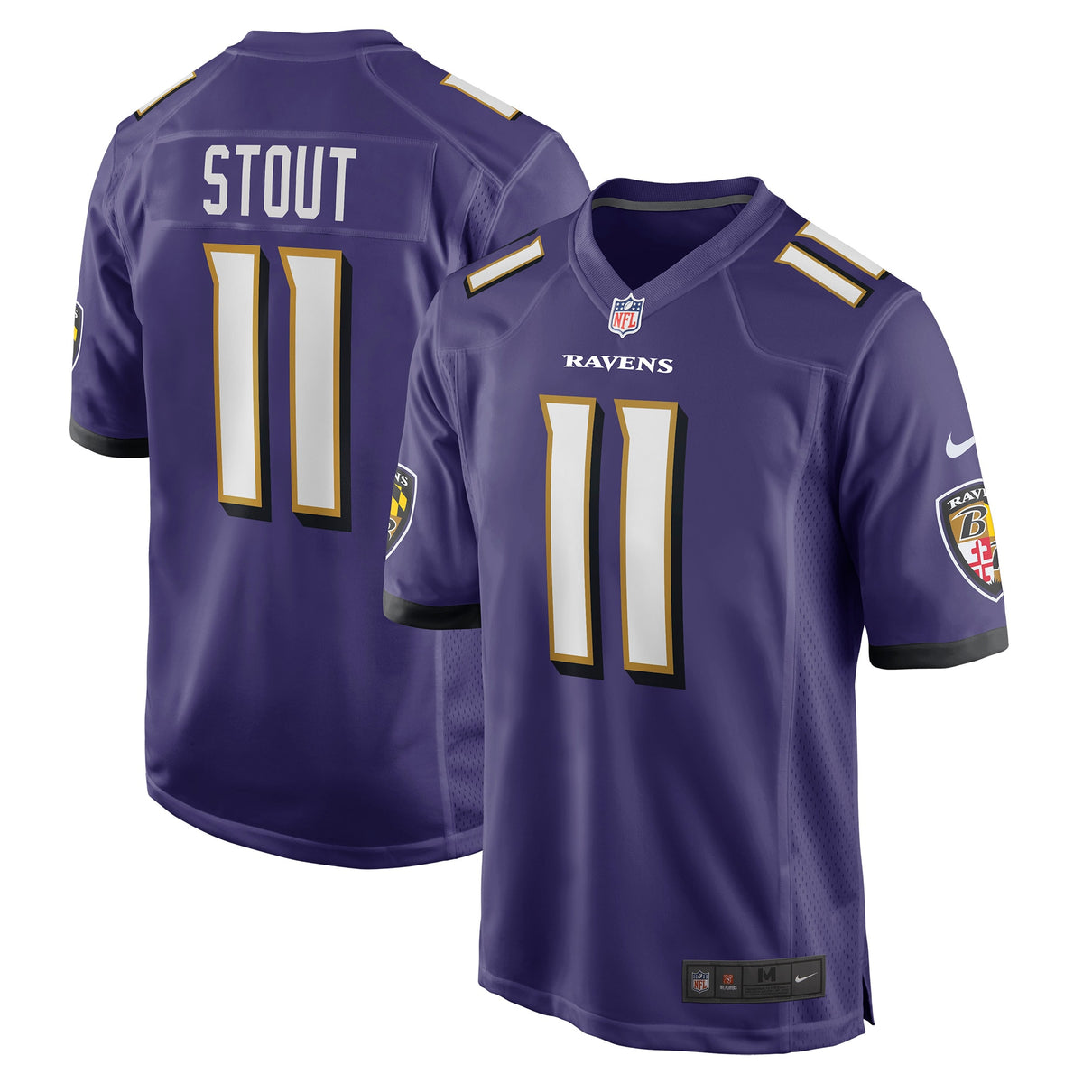 Jordans Stout Baltimore Ravens Nike Player Game Jersey   Purple