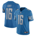 Youth Detroit Lions Jared Goff Vapor Jersey   Blue