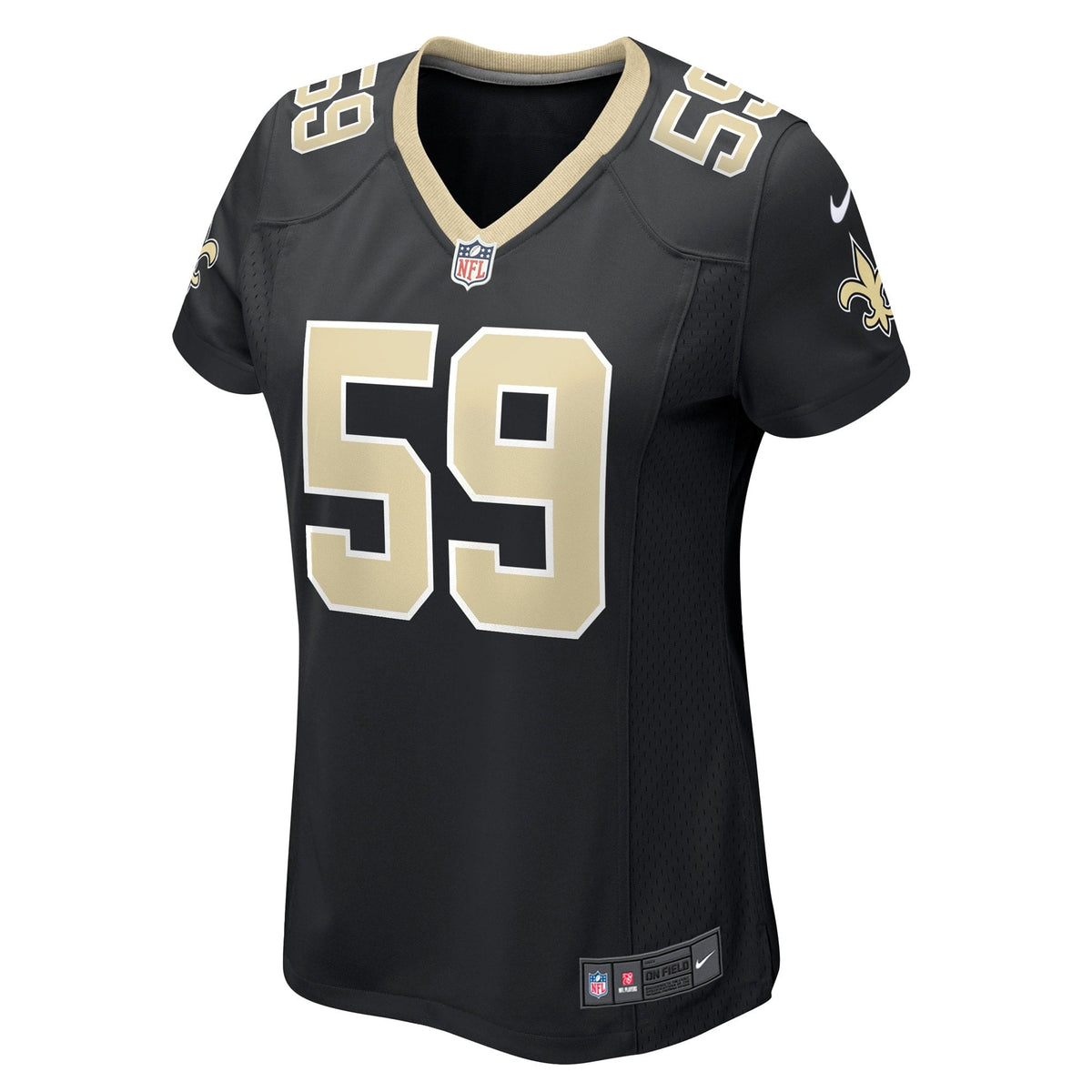 Women s Nike Jordans Jackson Black New Orleans Saints Game Player Jersey