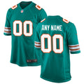 Miami Dolphins Nike Alternate Custom Game Jersey   Aqua