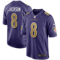 Lamar Jackson Baltimore Ravens Nike Alternate Game Jersey   Purple
