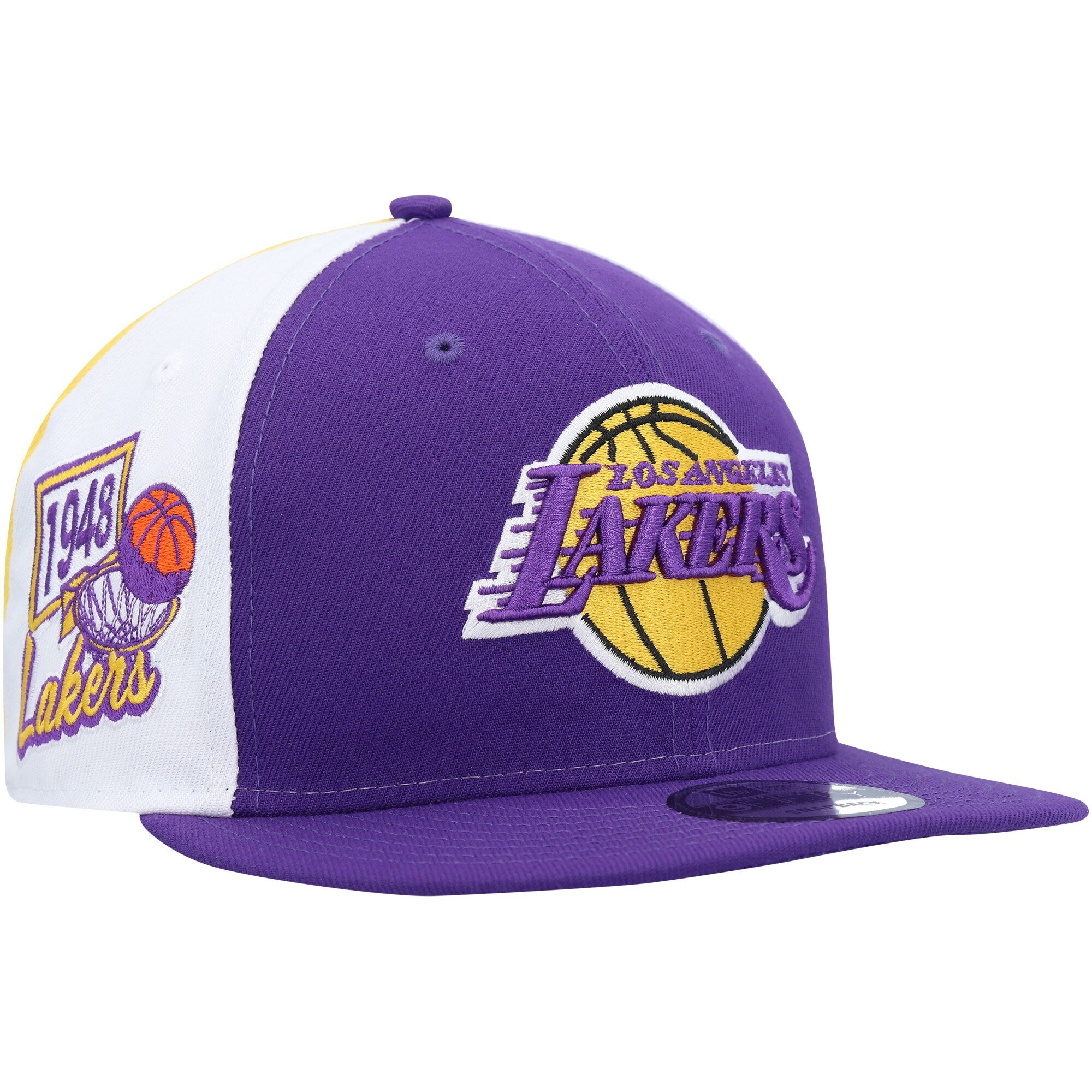 Los Angeles Lakers New Era Pop Panels 9FIFTY Snapback Hat - Purple