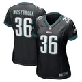 Women s Nike Brian Westbrook Black Philadelphia Eagles Retired Game Jersey