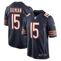 Men s Nike Trevor Siemian Navy Chicago Bears Game Player Jersey