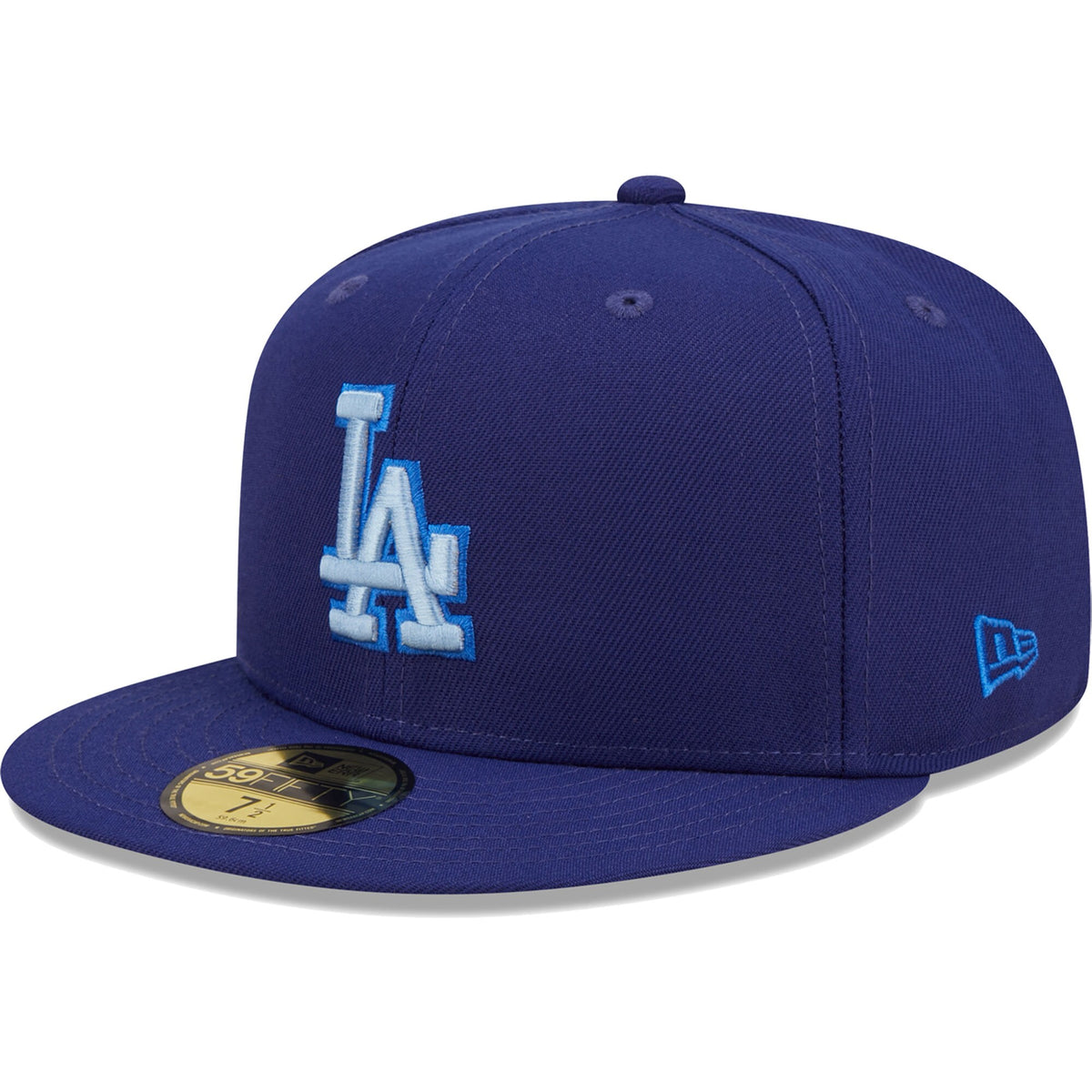 Los Angeles Dodgers New Era Monochrome Camo 59FIFTY Fitted Hat - Royal