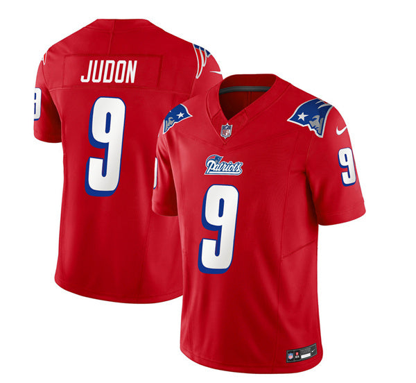 Men s New England Patriots Matthew Judon Red 2023 F.U.S.E. Vapor Limited Stitched Jersey