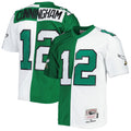 Randall Cunningham Philadelphia Eagles Mitchell   Ness 1990 Split Legacy Replica Jersey   Kelly Green/White