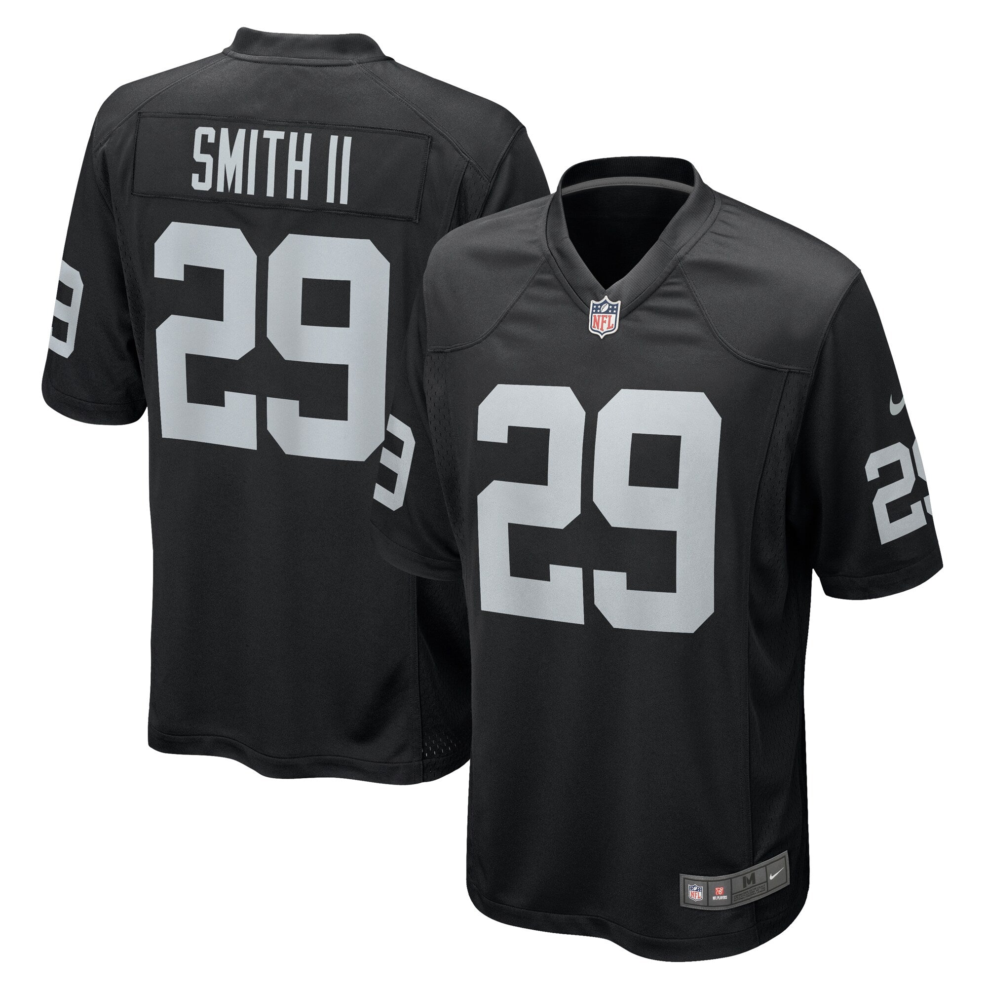 Christopher Smith II Las Vegas Raiders Nike Team Game Jersey   Black