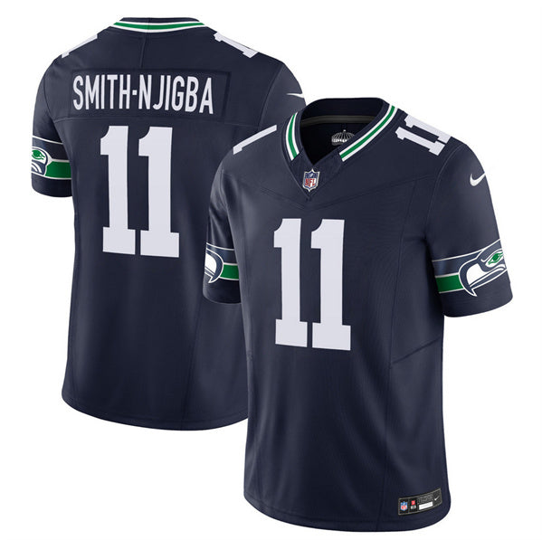 Men s Seattle Seahawks Jaxon Smith-Njigba 2023 F.U.S.E. Navy Limited Stitched Jersey