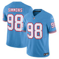 Jeffery Simmons Tennessee Titans Nike Vapor F.U.S.E. Limited Jersey   Light Blue