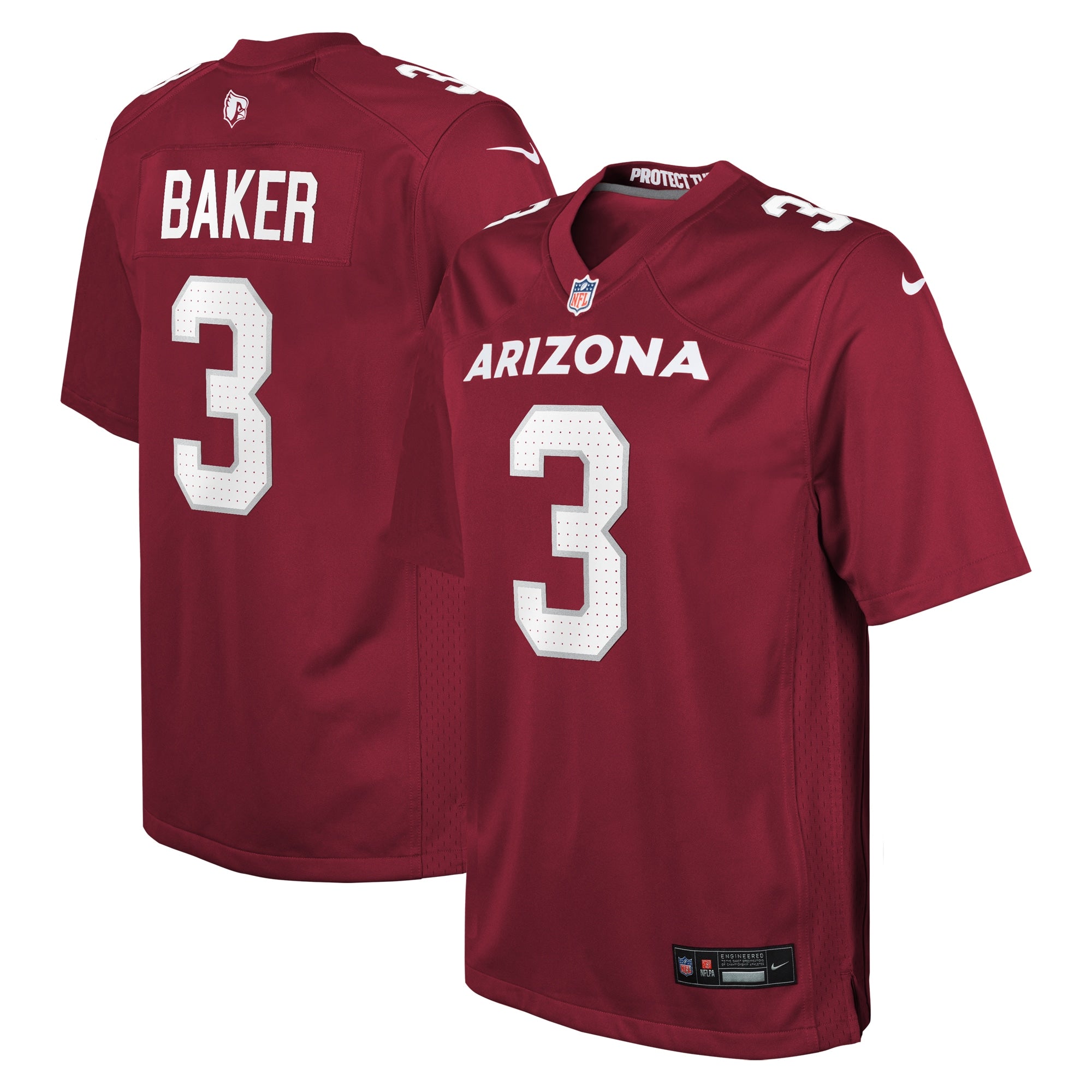Budda Baker Arizona Cardinals Nike Youth Game Jersey   Cardinal