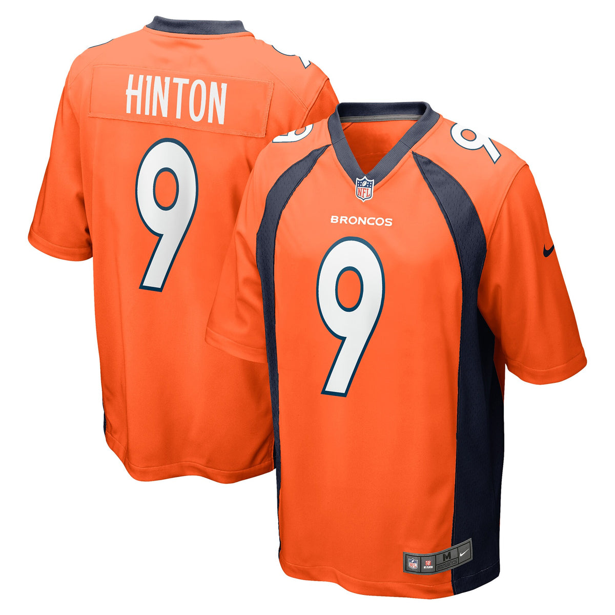 Kendall Hinton Denver Broncos Nike Game Player Jersey   Orange