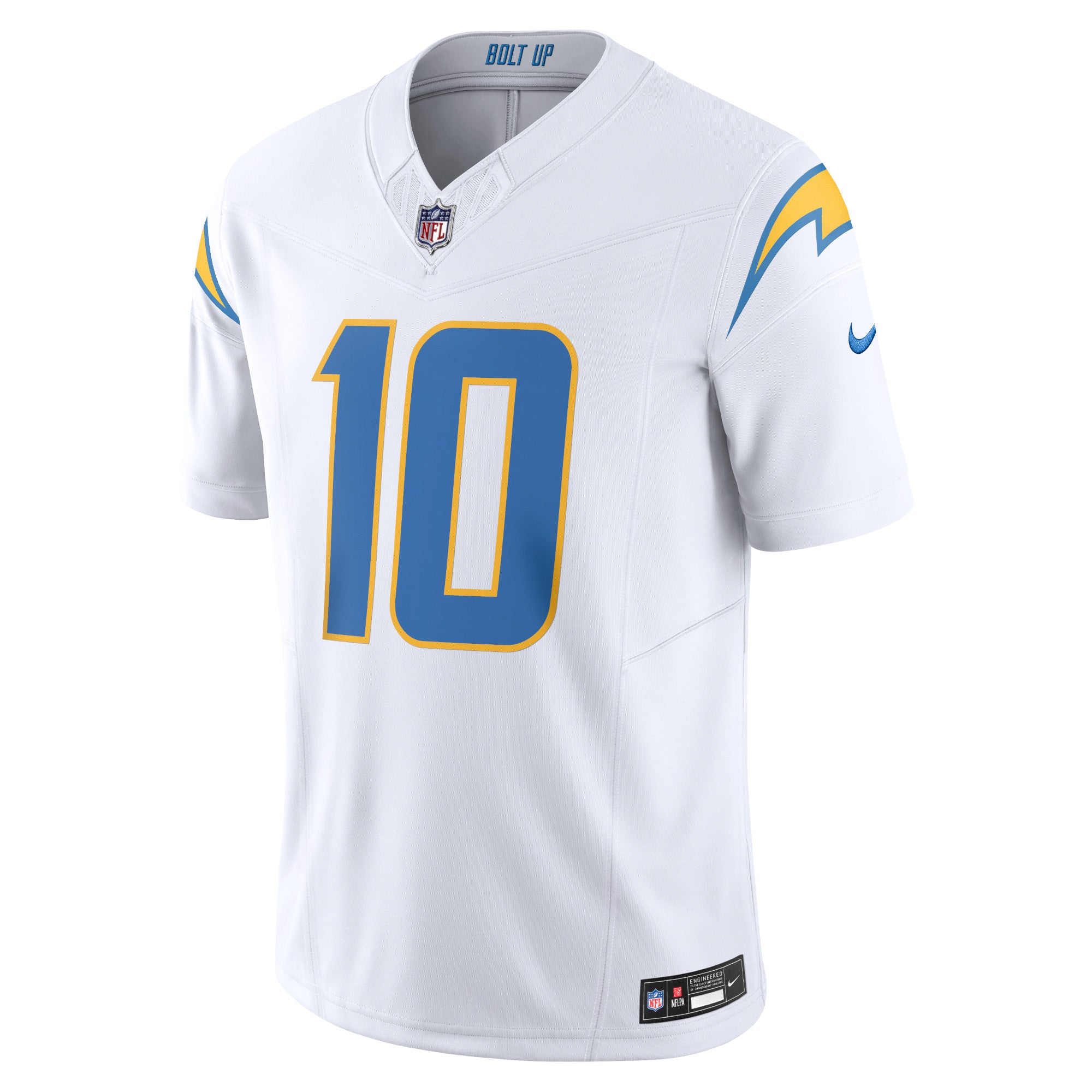 Justin Herbert Los Angeles Chargers Nike Vapor F.U.S.E. Limited Jersey   White