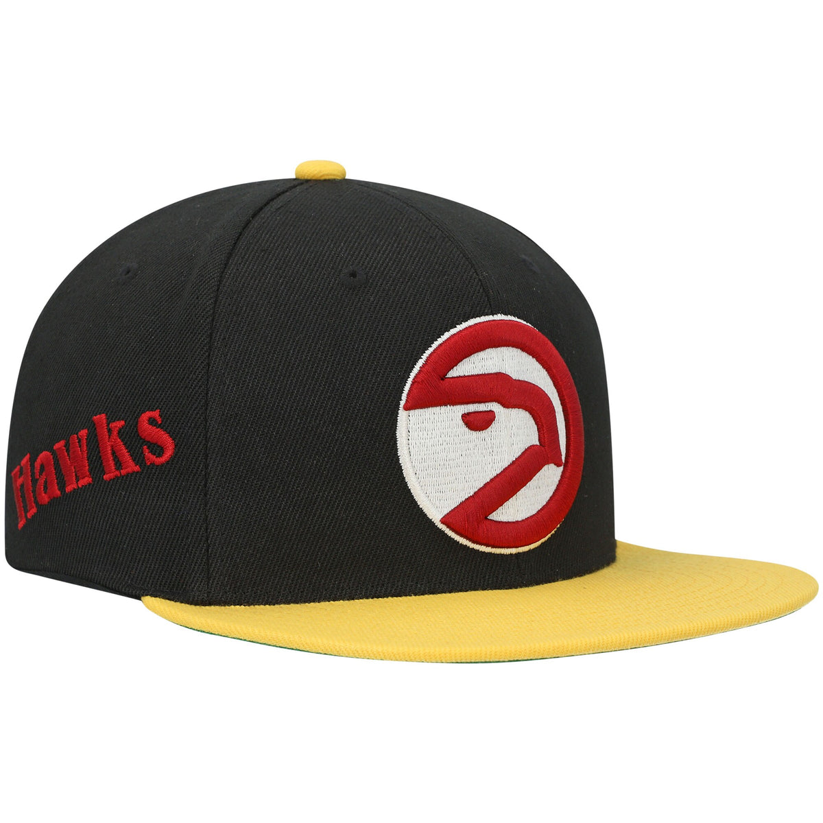 Atlanta Hawks, NBA Jerseys Mitchell & Ness Hardwood Classics Snapback Hat - Black/Gold