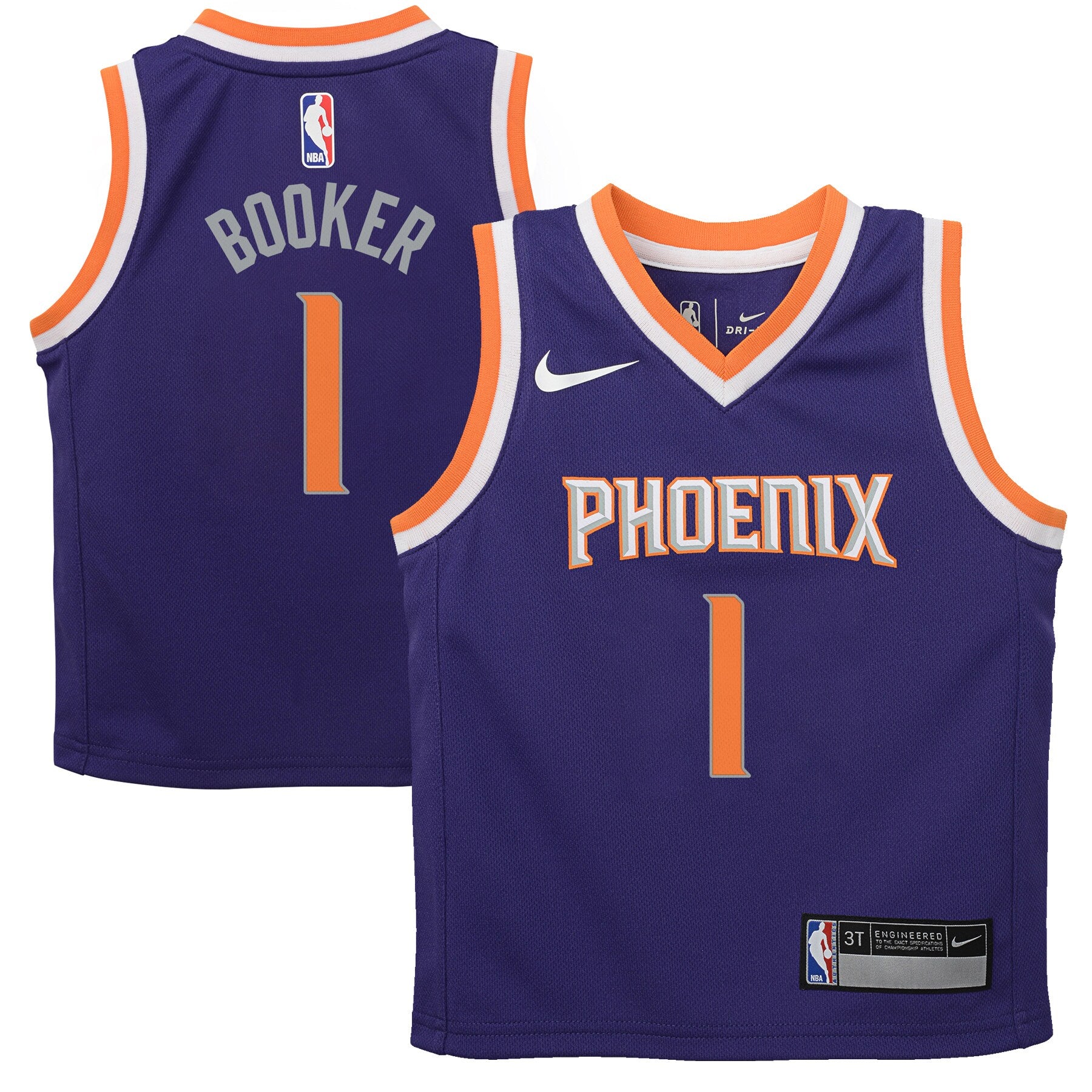 Devin Booker Phoenix Suns Nike Toddler Replica Jersey Purple - Icon Edition