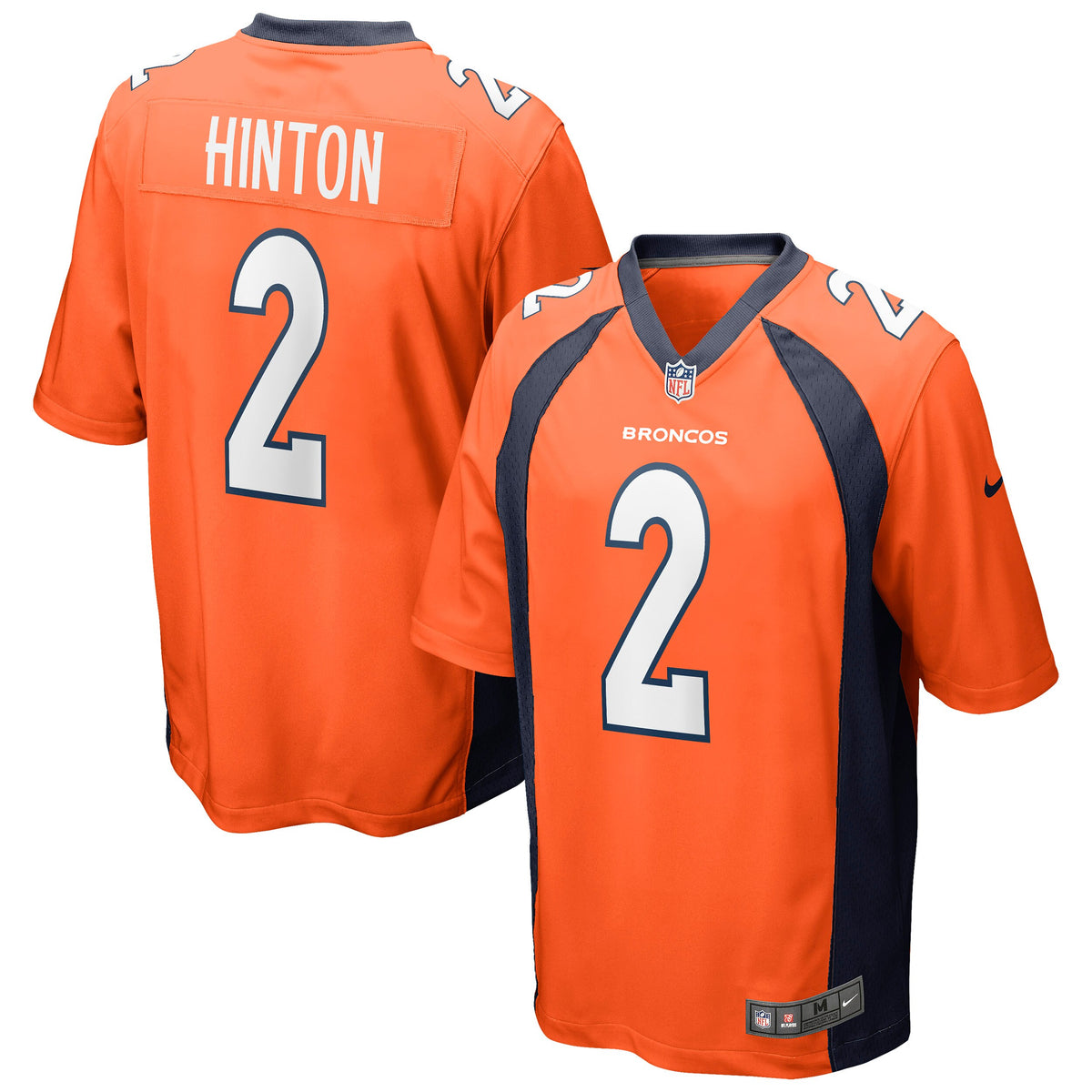 Kendall Hinton Denver Broncos Nike Game Jersey   Orange
