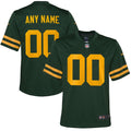 Green Bay Packers Nike Youth Alternate Custom Jersey   Green