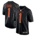 Ja Marr Chase Cincinnati Bengals Nike Game Fashion Jersey   Black