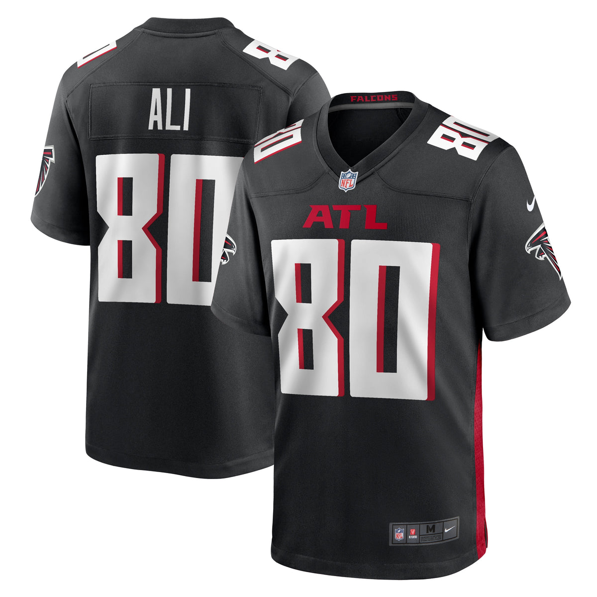 Josh Ali Atlanta Falcons Nike Team Game Jersey    Black