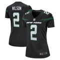 Zach Wilson Nike New York Jets Women s Game Jersey   Stealth Black