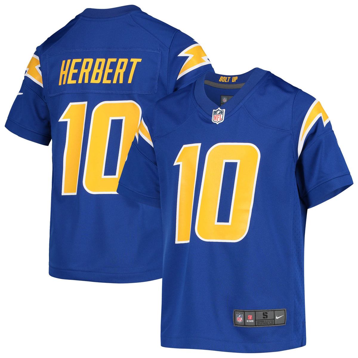 Justin Herbert Los Angeles Chargers Nike Youth Game Jersey   Royal