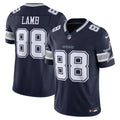 Men s Nike CeeDee Lamb Navy Dallas Cowboys Vapor F.U.S.E. Limited Jersey