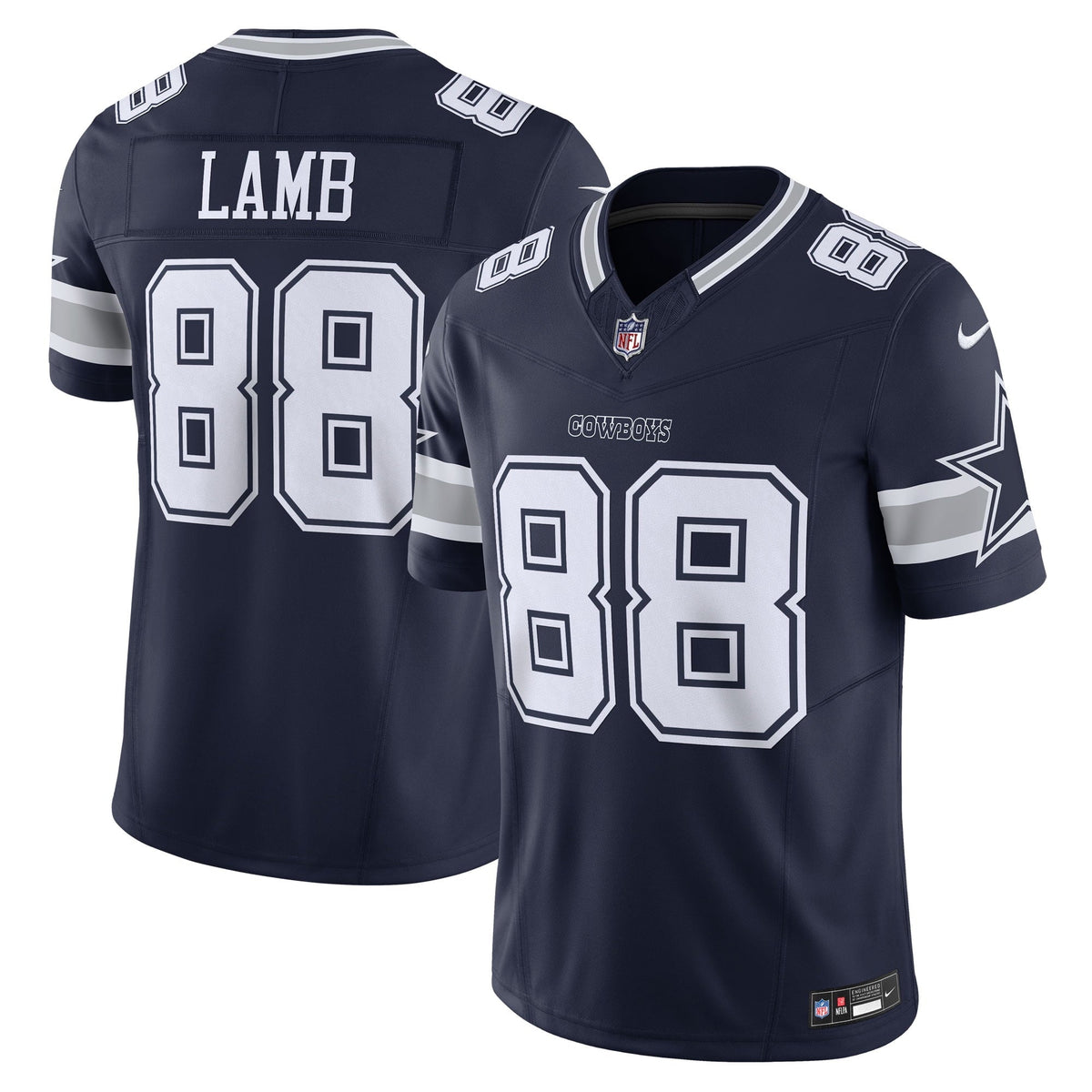Men s Nike CeeDee Lamb Navy Dallas Cowboys Vapor F.U.S.E. Limited Jersey