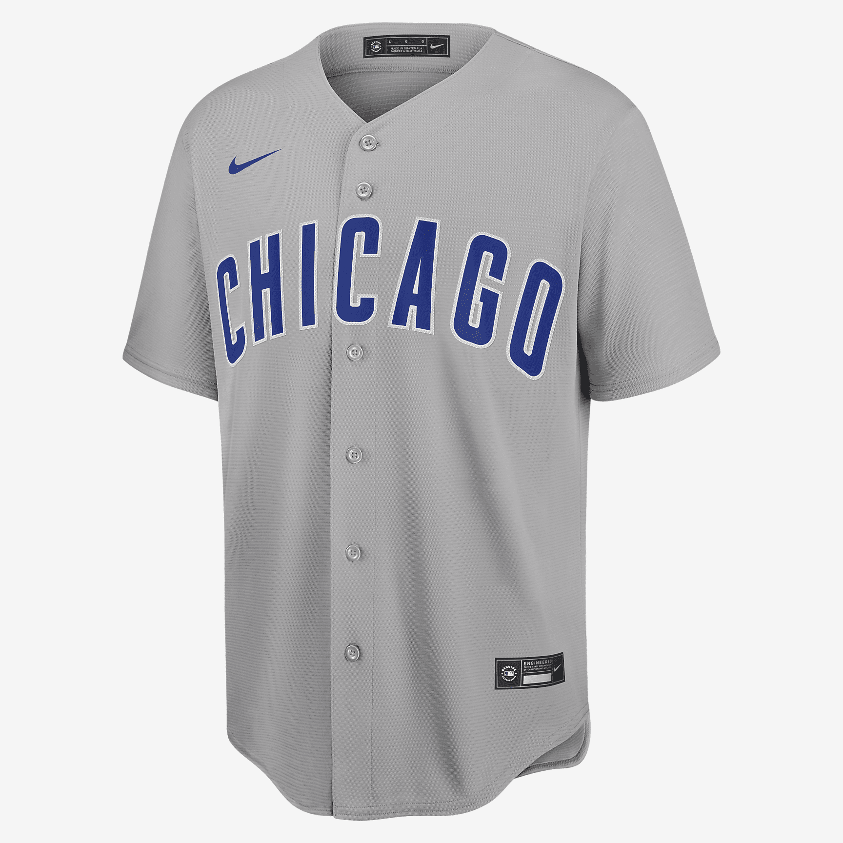 MLB Chicago Cubs (Anthony Rizzo) Men's Replica Baseball Jersey - Base Grey