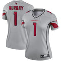 Women s Nike Kyler Murray Gray Arizona Cardinals Inverted Legend Jersey