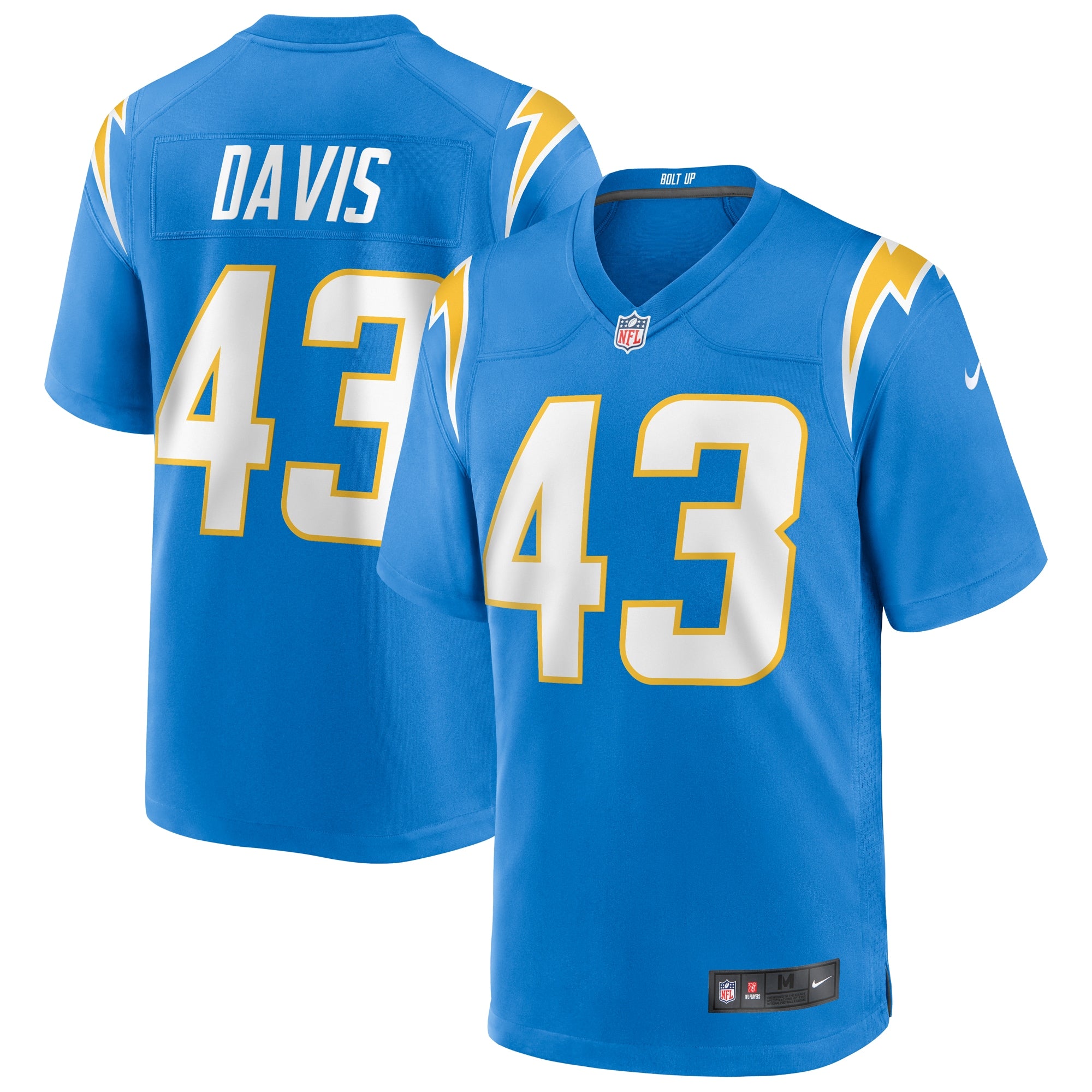 Michael Davis Los Angeles Chargers Nike Game Jersey   Powder Blue