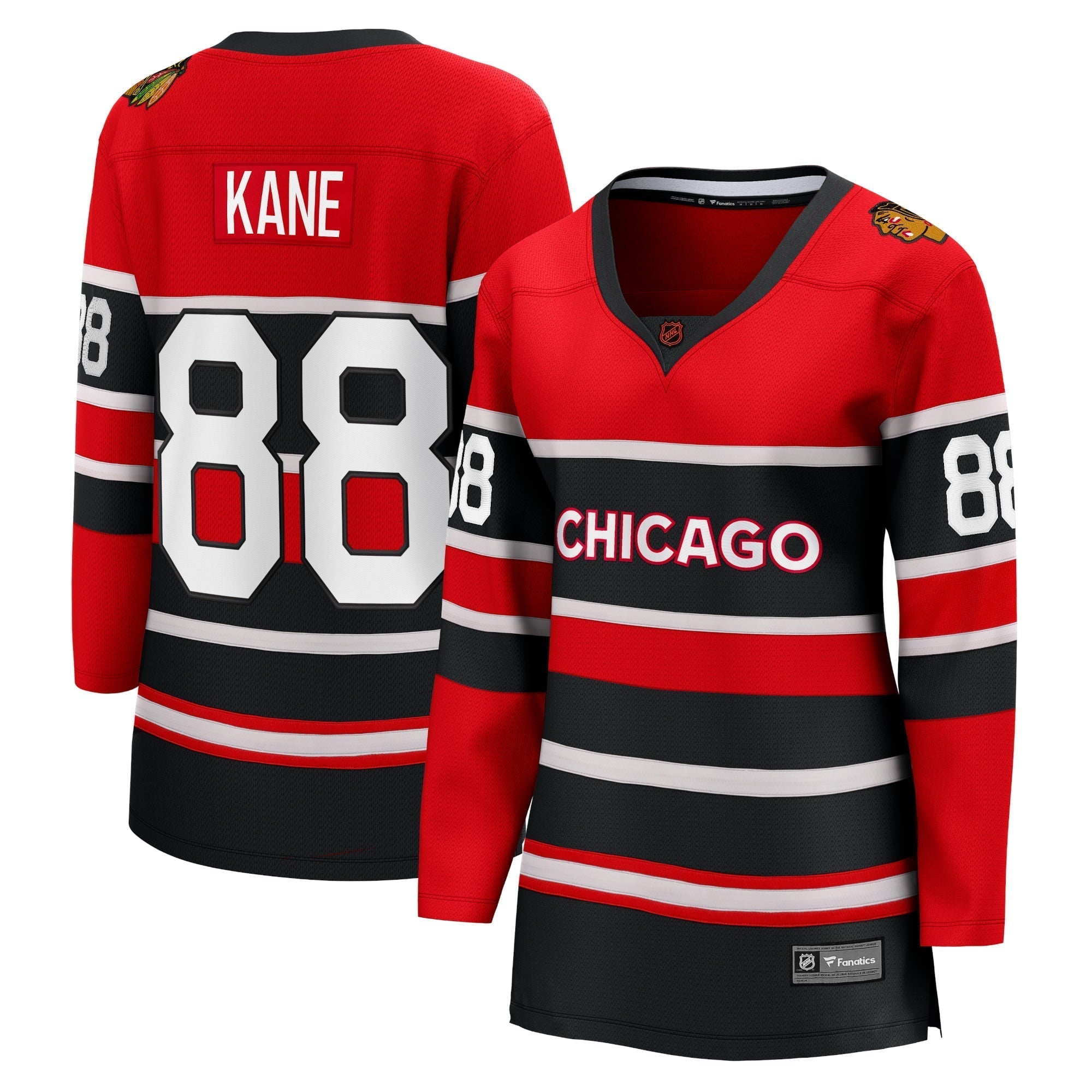 Women's Fanatics Branded Patrick Kane Red Chicago Blackhawks Special Edition 2.0 Breakaway Player Jersey