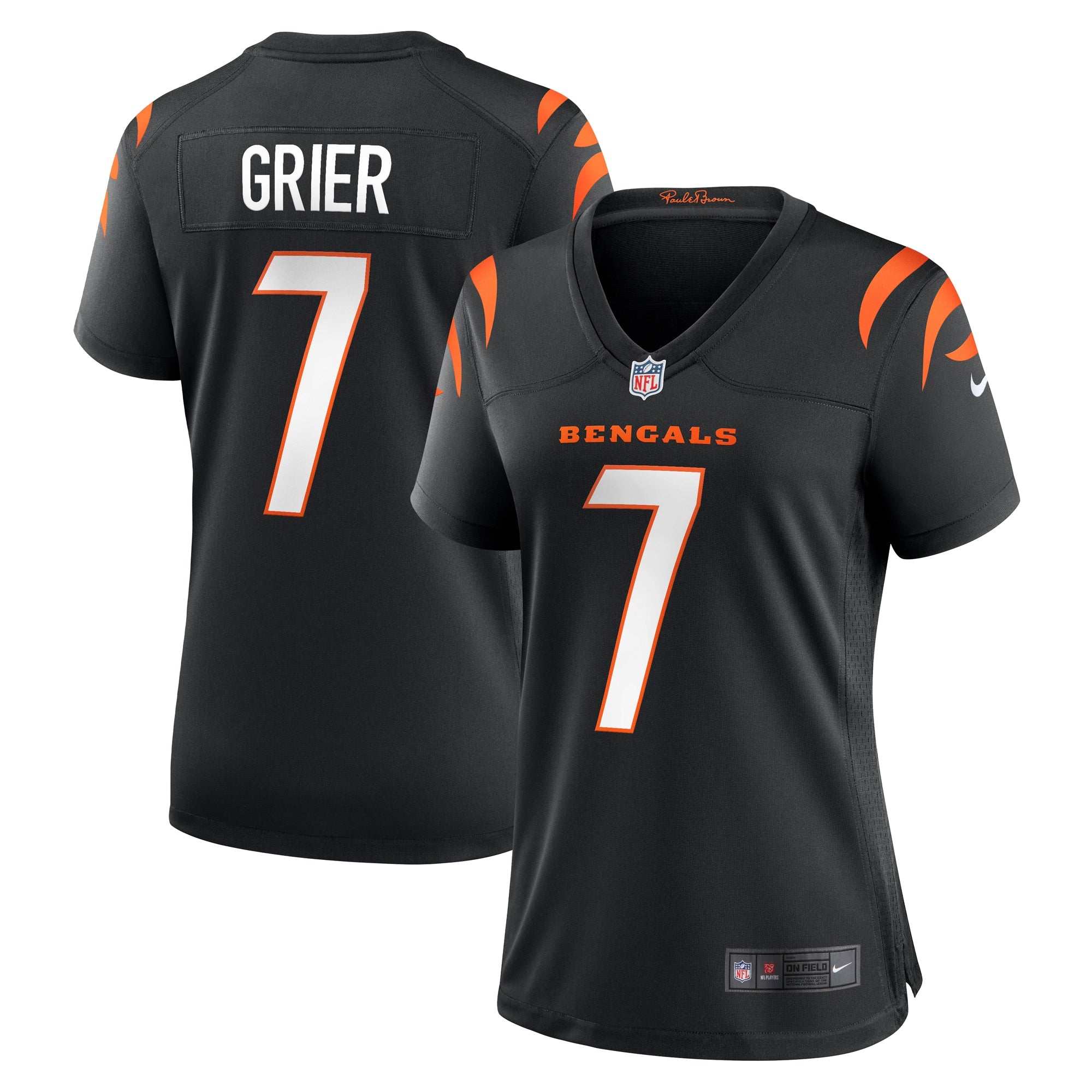 Will Grier Cincinnati Bengals Nike Women s Team Game Jersey    Black